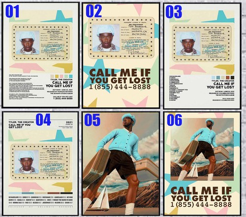 Custom Tyler The Creator Poster Call Me If You Get Lost Poster Ebay