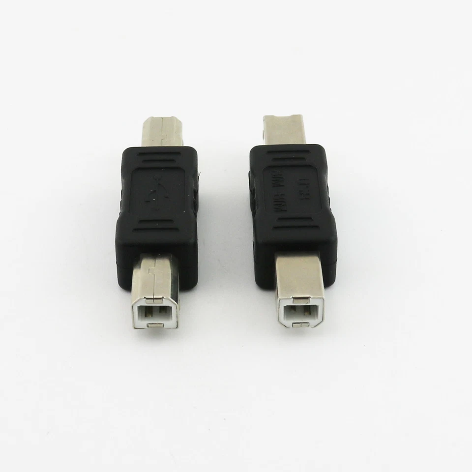 10pcs USB 2.0 Type B Male To USB B Male Printer Port Converter Adapter Connector - Image 2 of 4
