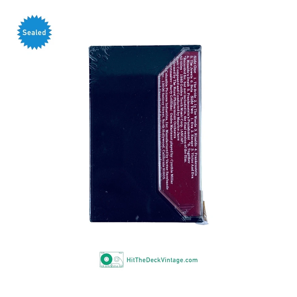 The Bride Soundtrack Cassette Tape (1985) US 1st Sting Jennifer Beals SEALED - Image 2 of 4