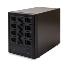 4 Bay 3.5” SATA III HDD Non-RAID Enclosure – Supports USB 3.0 & eSATA