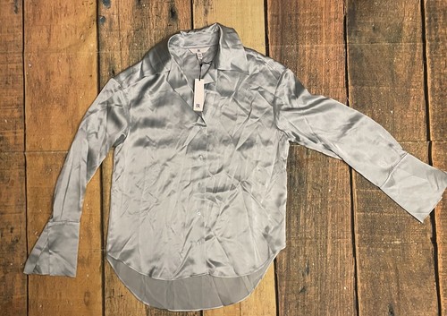 Banana Republic Silk Shirt XSmall | Blue