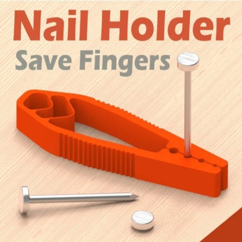 Tragbare Nagel Fixierer Zange Holzbearbeitung Finger Sicherheit Klemme Reparatur Werkzeug - Bild 11 von 12