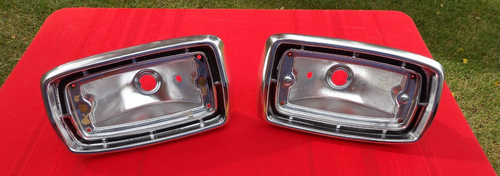 Pair Of Rubber Tail Light Bezel-to-Body Seals For 1951-1952 Chevrolet