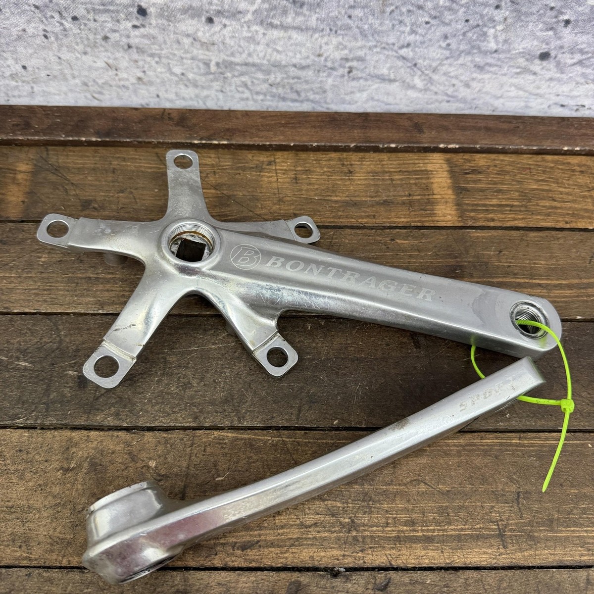 Vintage Bontrager Sport Crankset 165mm 130 BCD Square Taper Road