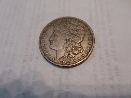 Beautiful Morgan Dollar coin 1903-P VF-EF lots of detail 26.7 g