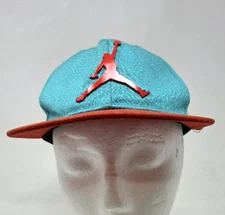 Air Jordan Hat Jumpman Youth Snapback Cool Teal Orange Adjustable Kids Cap