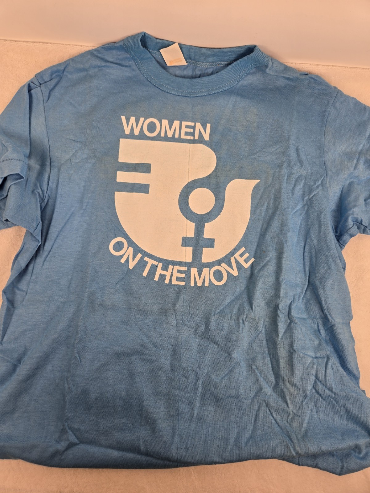 National Women’s Conference 1977 Women On The Move Vintage T-Shirt Feminist RARE