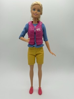 Bass Pro Shop Barbie Collector Fishing Doll Outdoor Adventure Outfit Blonde EUC