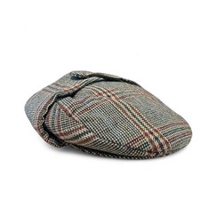 Vtg L.L.Bean 100 Wool Flat Cap Newsboy Hat Made in Scotland Artcraft WPL 1245