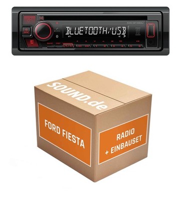 Autoradio Kenwood KDC-BT460U für Ford Fiesta MK3 Bluetooth USB