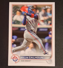 Willie Calhoun 2022 Topps Series 2 Baseball #581 Texas Rangers MLB Trading Card