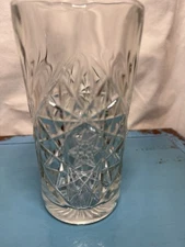 Libbey HOB STAR  Double Old Fashioned Glass Cut Glass Vintage 12oz 5632 Set Of 2