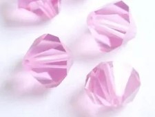 10 GENUINE SWAROVSKI 5301 ROSE 10 MM CRYSTAL BEADS swar 6