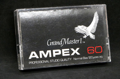 1x MC Kassette AMPEX Grandmaster I 60 / Typ I 1 normal / Bj. 1981 / Cassette