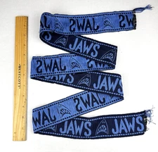 One of a Kind JAWS Woven Ribbon Trim - Universal Studios Hollywood - Vintage