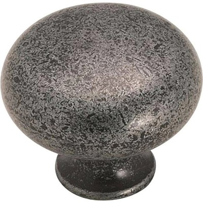 Lot of 25 - Amerock BP771WI 1-5/16 (33 mm) Heavy Wrought Iron Cabinet Knob