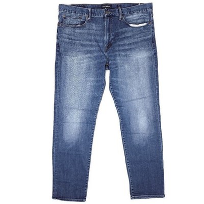 Lucky Brand 121 Slim Jeans Mens 38x31 Dark Blue Stretch Designer 11.5'' Rise