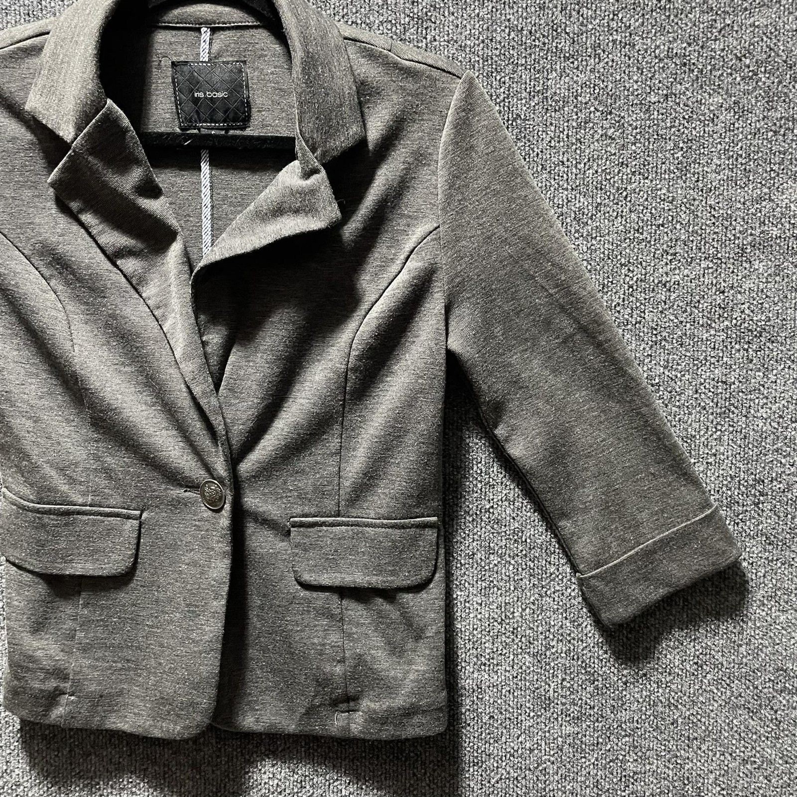 Iris Basic Blazer Womens Small Stretch Lightweigh… - image 3