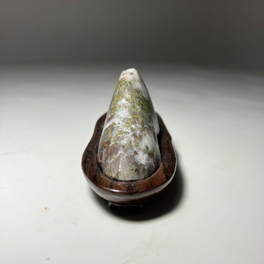 Japanese Suiseki 水石 Mt. Fuji 富士山 Shaped Viewing Stone
