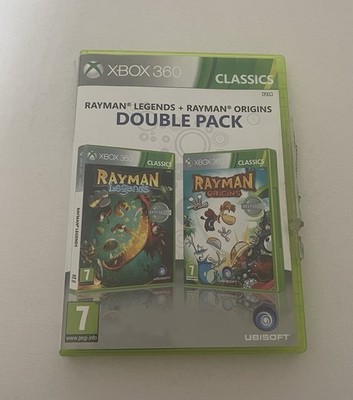 Rayman Origins And Legends Double Pack UK PAL Xbox 360 Komplett Mit Beipackzettel