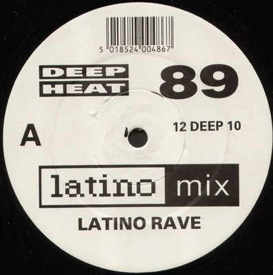 Latino Rave - Deep Heat 89 - Used Vinyl Record 12 - G6244z