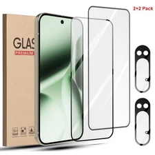 For Google Pixel 10 Pro XL Tempered Glass Camera Lens Screen Protector 1/2 Pack