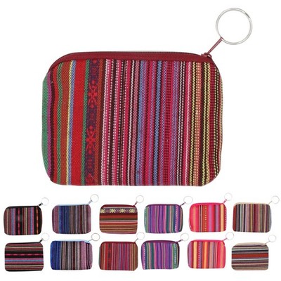 12 PCS Fashion Women's Clutch Wallet Vertical Stripes Coin Purse for Organizer
