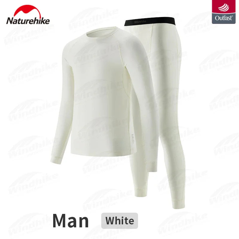 Warm Thin Thermal Underwear Suit Outlast® Soft Breathable Outdoor Camping Sports