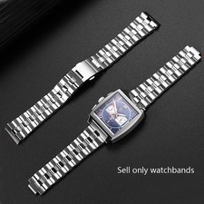 Solid Stainless Steel Watchband 22mm for Tag Heuer Monaco CBL2111 CBL2180