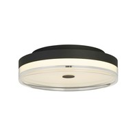 Led Deckenleuchte Esszimmer Schwarz Weiß Metall Ø40 Cm 3000 K Deckenlampe Rund