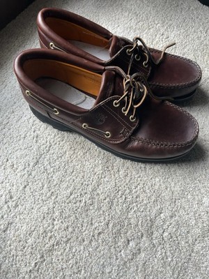 【ほぼ新品】　TIMBERLAND 3EYE CLASSIC LUG 30003 Men's Timberland® Authentic 3-Eye Lug Handsewn Boat Shoe