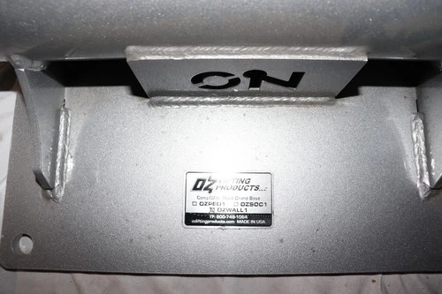 OZ LIFTING PRODUCTS OZWALL1 Wall Mount Base, Steel, 1200 lb. Capacity 53DN42