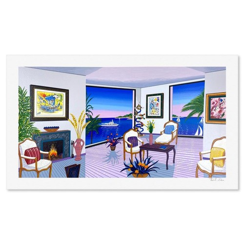 Fanch Ledan, "Chagall in the South" Limited Edition Serigraph, Numbered and Hand