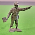 VINTAGE MARX CONLEY WRIGHT, WAR CORRESPONDENT CHARACTER FIGURE THE GALLANT MEN
