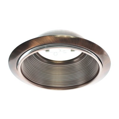 ELCO LIGHTING ELM30CP RECESSED METAL BAFFLE TRIM, 6-INCH, COPPER / COPPER