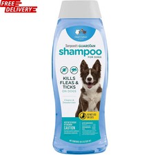 Sergeant's Guardian Flea Tick Dog Shampoo, Clean Cotton Scent, 18 oz.