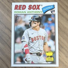 Topps 2026 Heritage Roman Anthony Red Sox #86 Rookie MLB Baseball Card