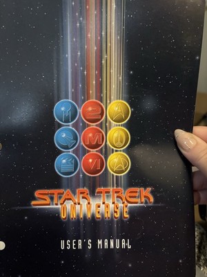 VTG 1990s Star Trek Universe Manual & 3 SEALED Lot Pages Voyager Borg DS9 New