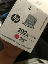 HP 202A CF503A Magenta Genuine/Original Toner Cartridge for LaserJet