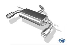 FOX Duplex Sportauspuff je 1x90 Seat Altea ab 03 1.6l 2.0l FSI 1.9l TDI 2.0l TDI