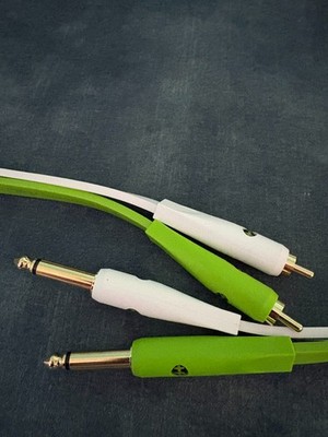 Oyaide NEO d+ Kabel 6,3mm Klinke auf Cinch RCA Stereo Audiophil OFC 1 Meter
