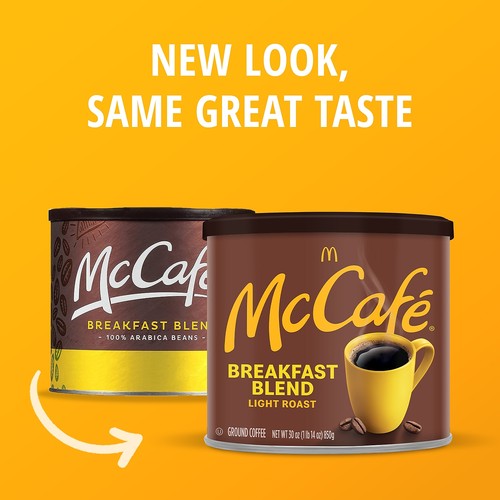 McCafe Breakfast Blend Ground Coffee Light Roast 30 Oz. (071526) - Picture 5 of 7