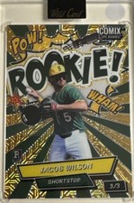 JACOB WILSON 2025 Wild Card Comix EPIC ROOKIES- Green & Gold MOJO Rookie! 3/3