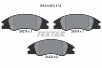 1 X Bremsbelagsatz BremsbeläGe Textar 2421801 FüR KIA Cerato