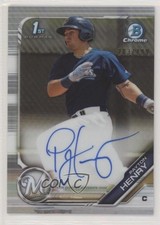 2019 Bowman Chrome Prospects Refractor 203/499 Payton Henry #CPA-PH Auto ib6