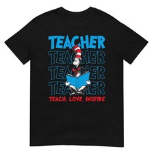 Dr Seuss Cat in The Hat Teacher T-Shirt