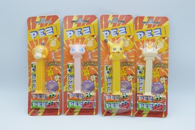 VTG 2001 Pokemon PEZ New Sealed Set of 4 Mew Pikachu Meowth Psyduck