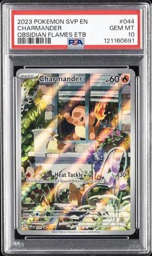 2023 POKEMON SVP EN-SV BLACK STAR PROMO #044 CHARMANDER PSA 10