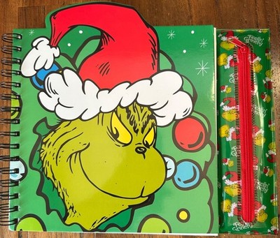 Dr. Seuss DER GRINCH Malbuch mit Stiften, Stickern und Mäppchen NEU/OVP    