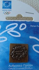 LOGO "GOLD" MEDAL WREATH - ATHENS 2004 OLYMPIC PINS MADE BY TROFE